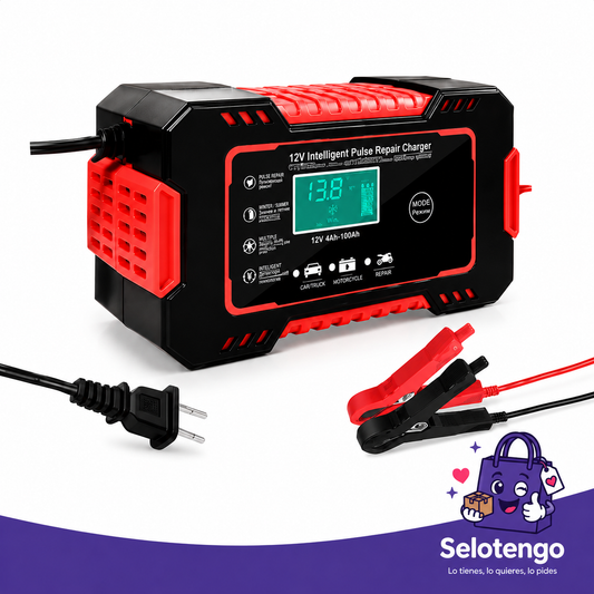 Cargador Reparador De Baterías Para Auto